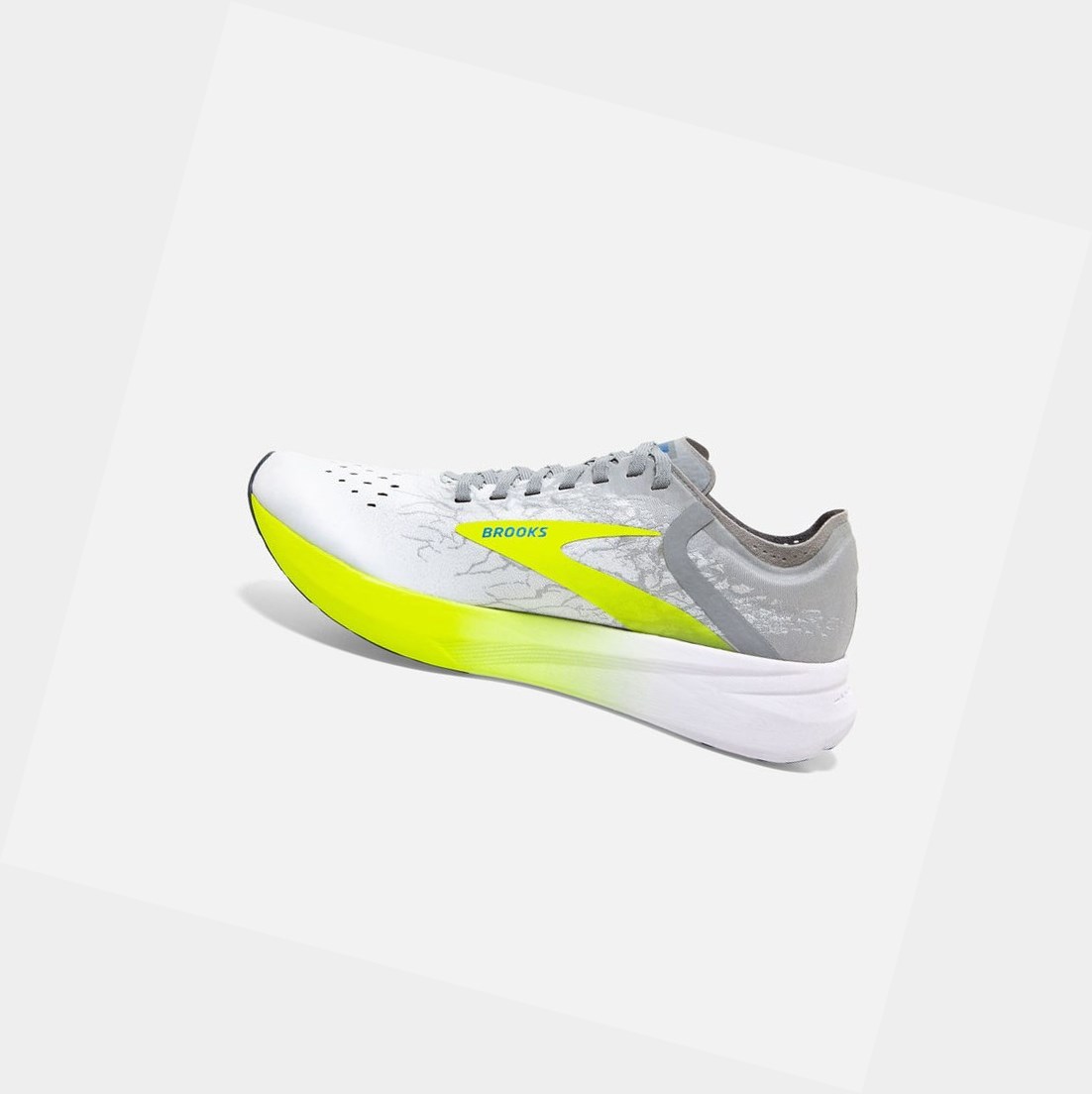 Chaussures de Sport Brooks Hyperion Elite Blanche Grise Femme | AUM-55785303