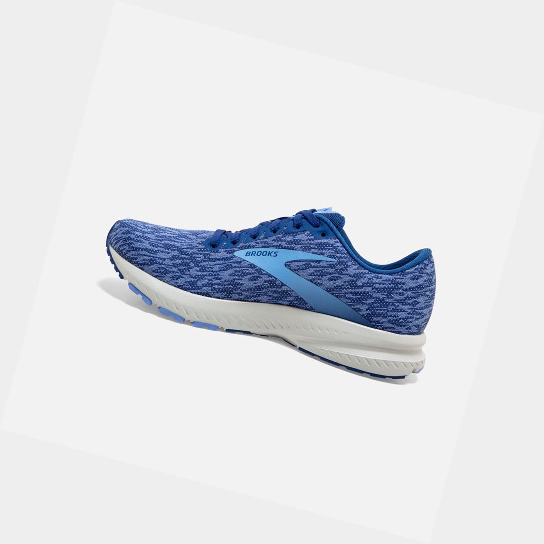 Chaussures Running Route Brooks Launch 7 Bleu Bleu Femme | YNE-76891753