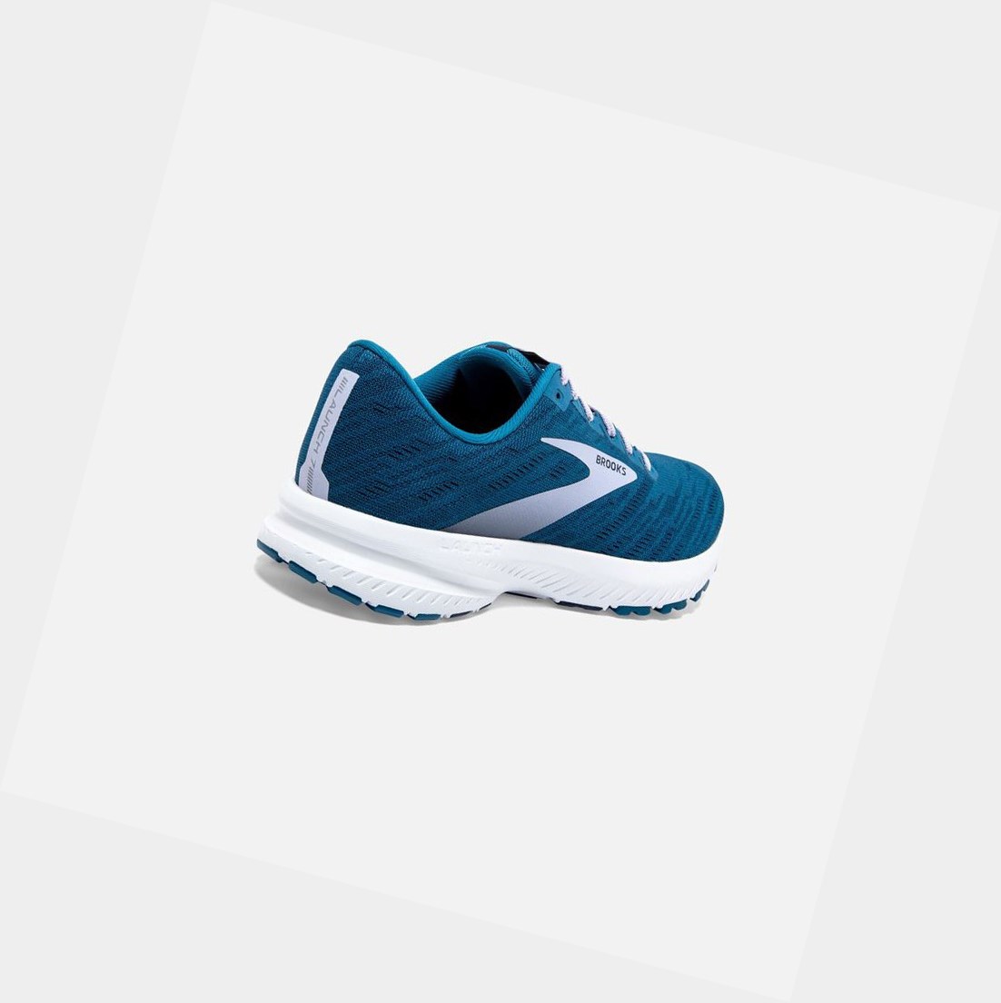 Chaussures Running Route Brooks Launch 7 Bleu Violette Femme | QCQ-45602106