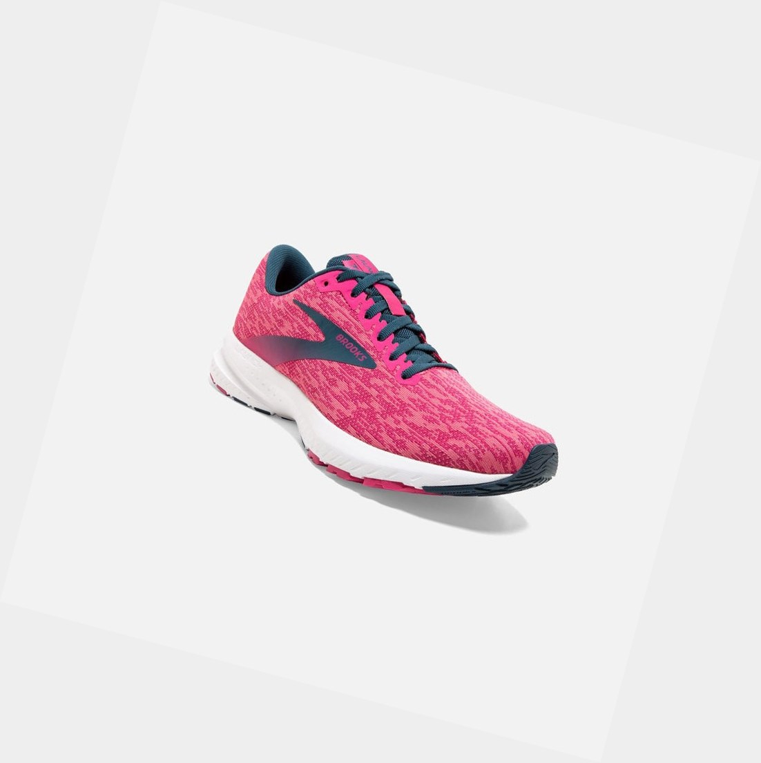 Chaussures Running Route Brooks Launch 7 Rose Femme | IZJ-43192131