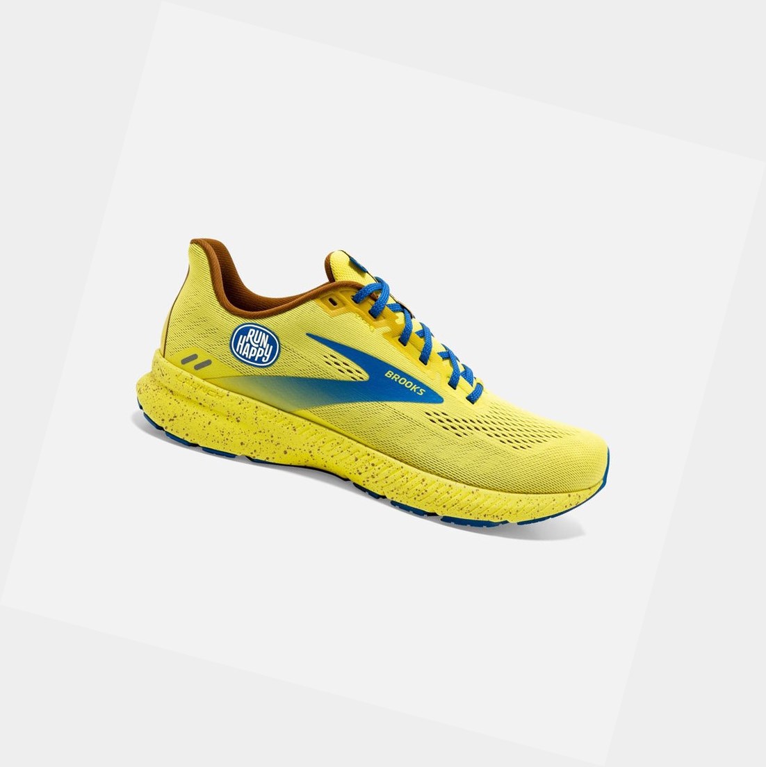 Chaussures Running Route Brooks Launch 8 Bleu Femme | NSN-11976066