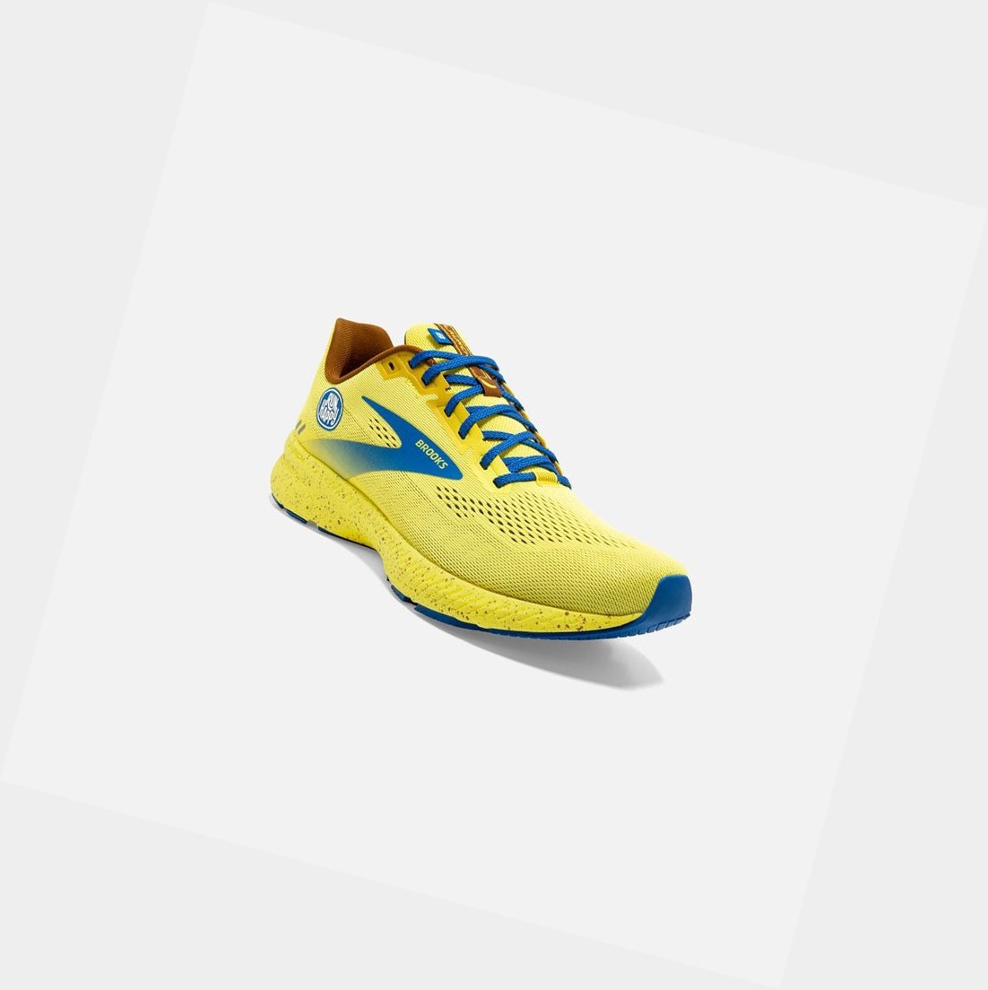 Chaussures Running Route Brooks Launch 8 Bleu Femme | NSN-11976066