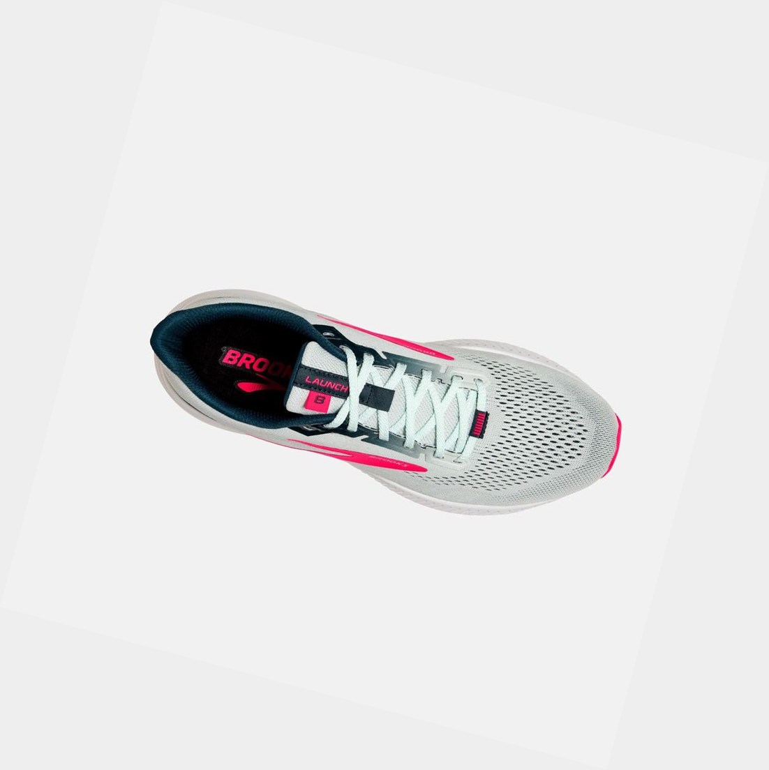 Chaussures Running Route Brooks Launch 8 Bleu Marine Rose Femme | SBF-93545996