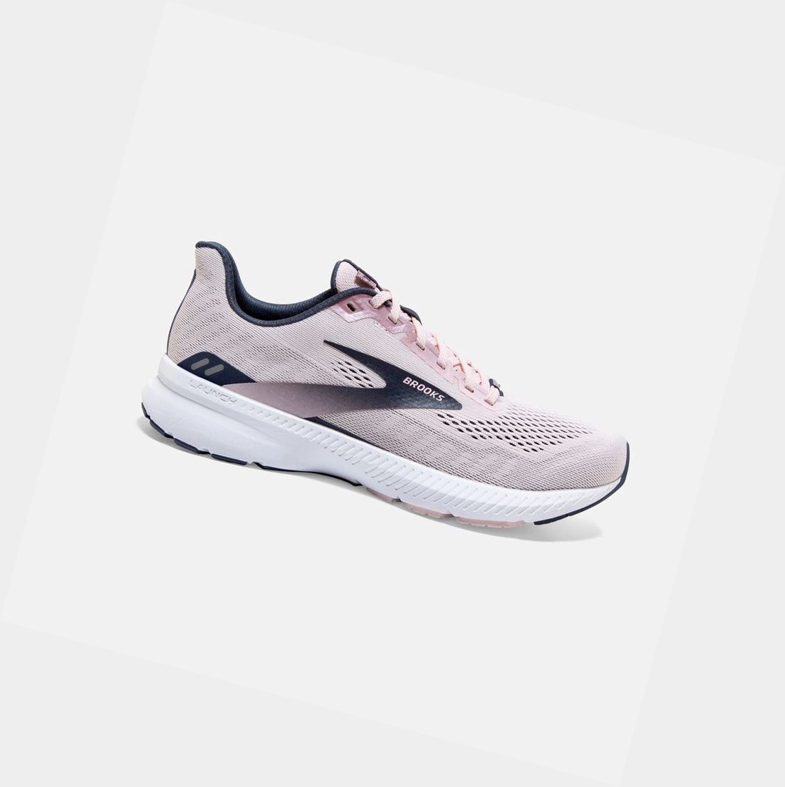 Chaussures Running Route Brooks Launch 8 Primrose / Ombre / Metallic Femme | FIT-06879847