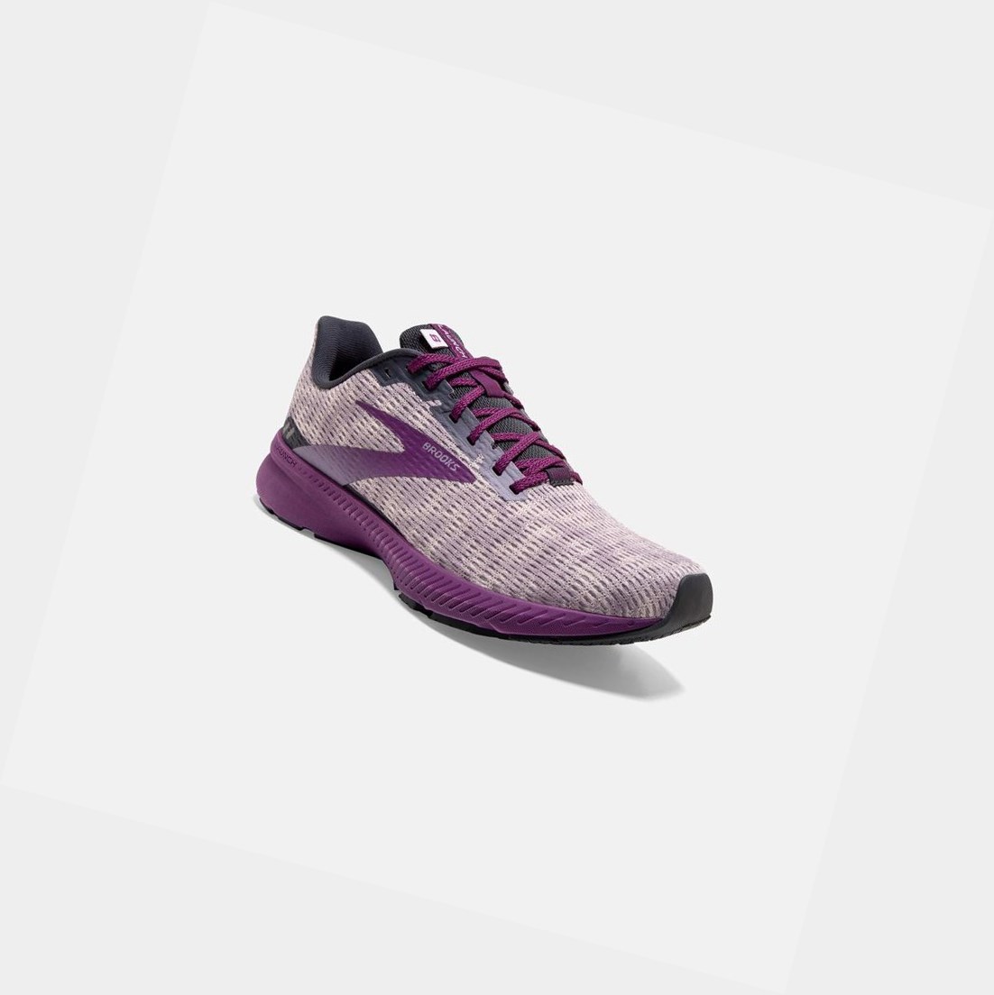 Chaussures Running Route Brooks Launch 8 Iris / Ombre / Violet Femme | IVZ-40282392