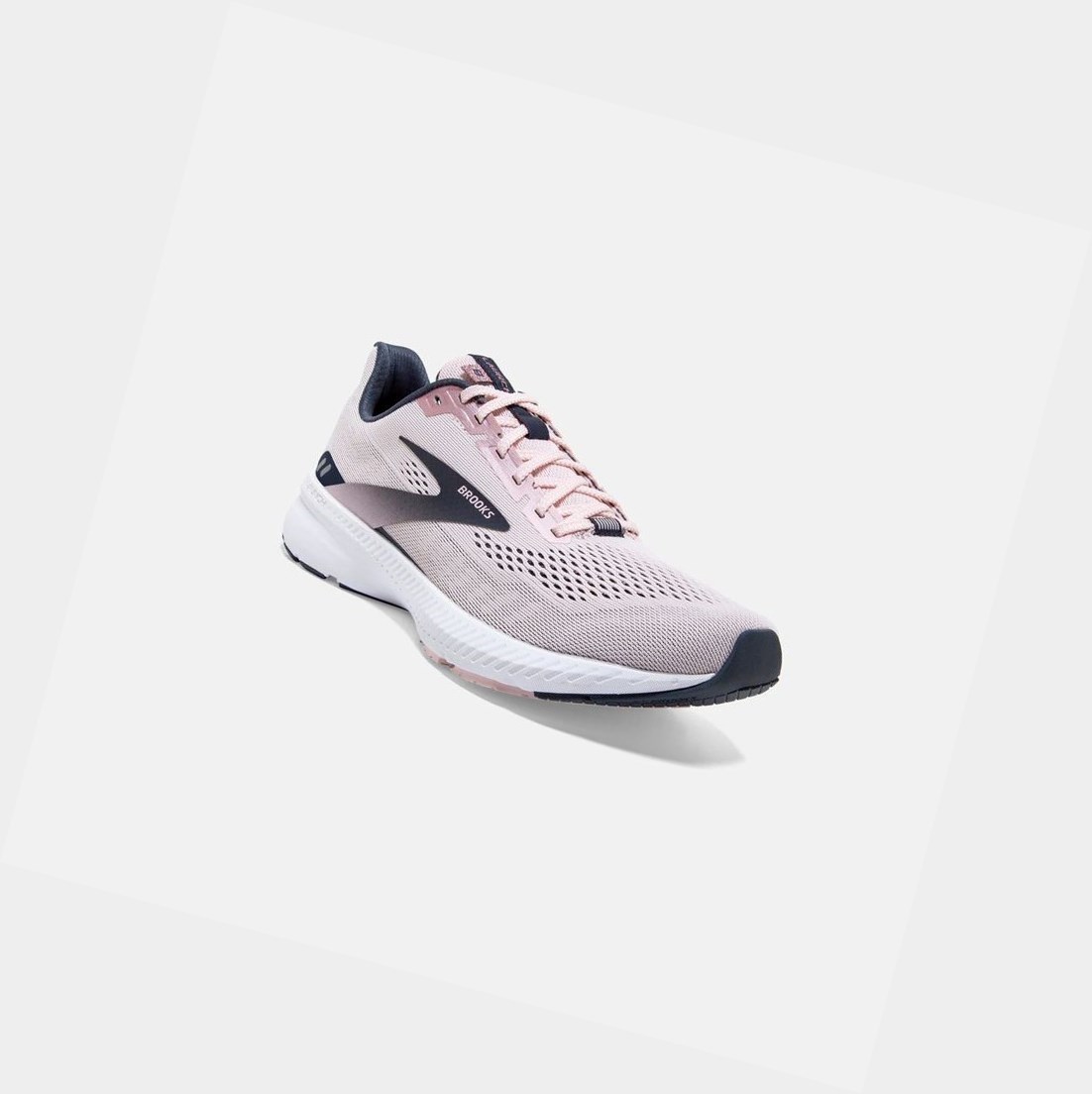 Chaussures Running Route Brooks Launch 8 Primrose / Ombre / Metallic Femme | FIT-06879847