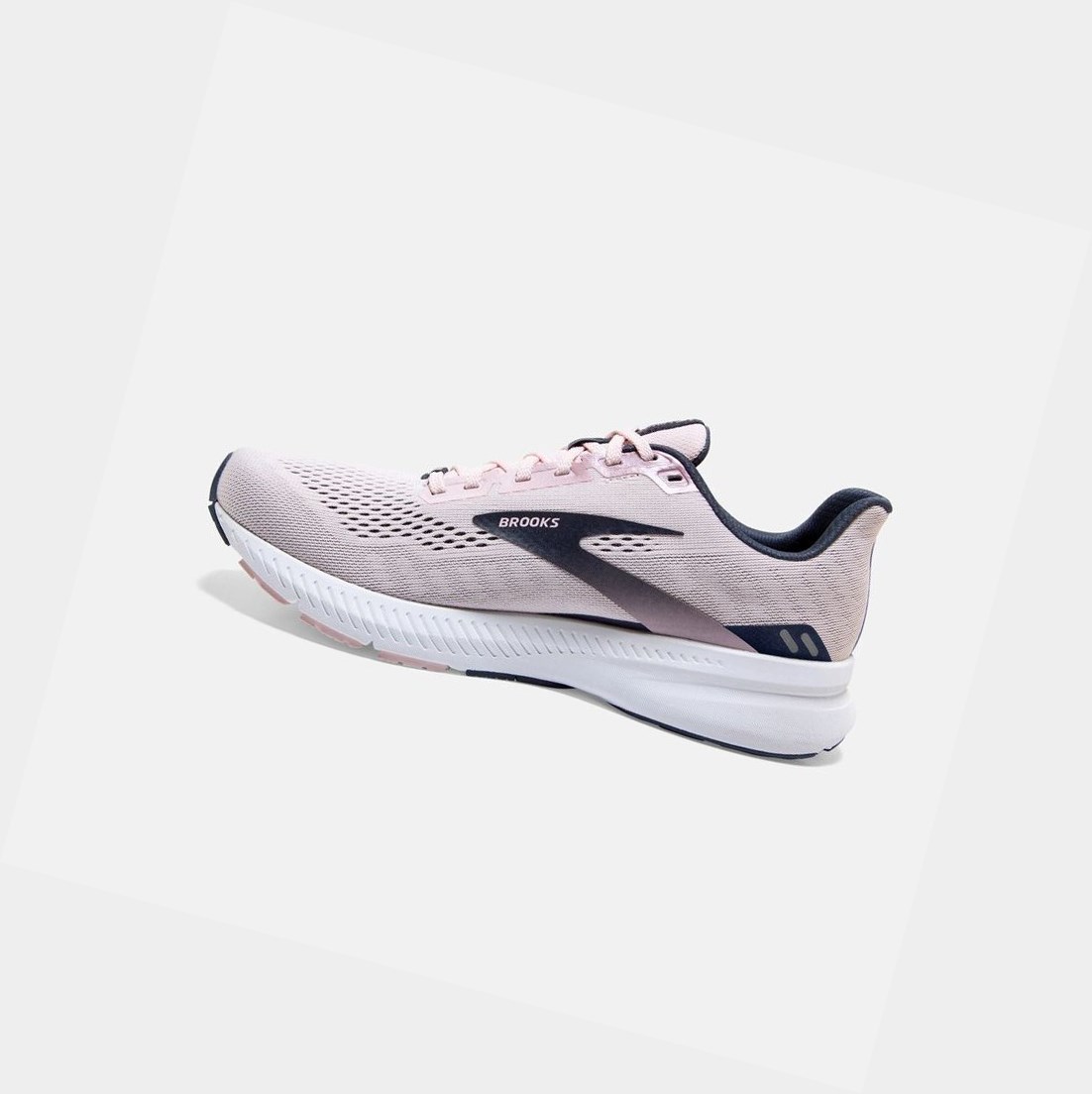 Chaussures Running Route Brooks Launch 8 Primrose / Ombre / Metallic Femme | FIT-06879847