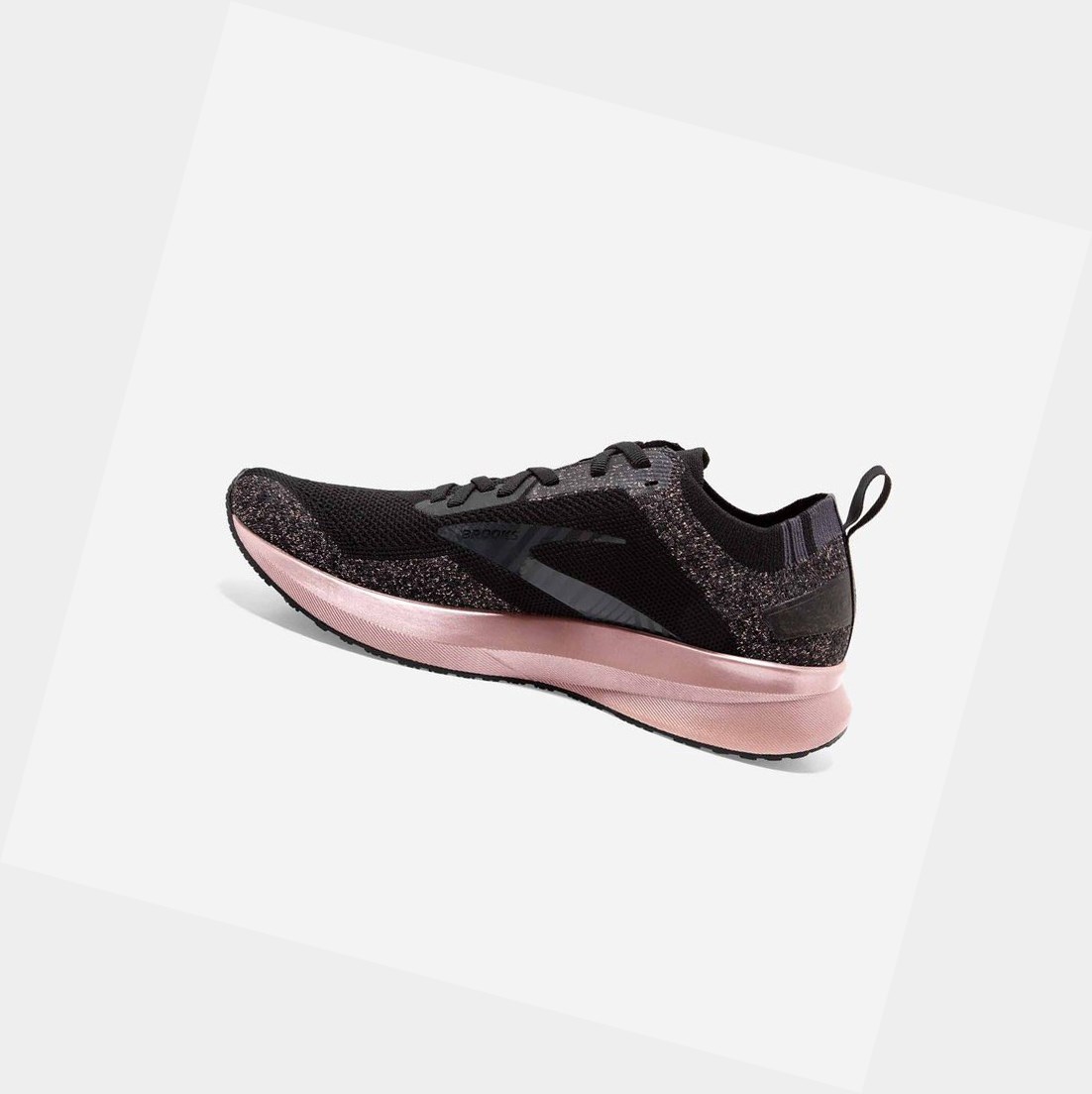 Chaussures Running Route Brooks Levitate 4 Noir Rose Doré Femme | THI-54598574