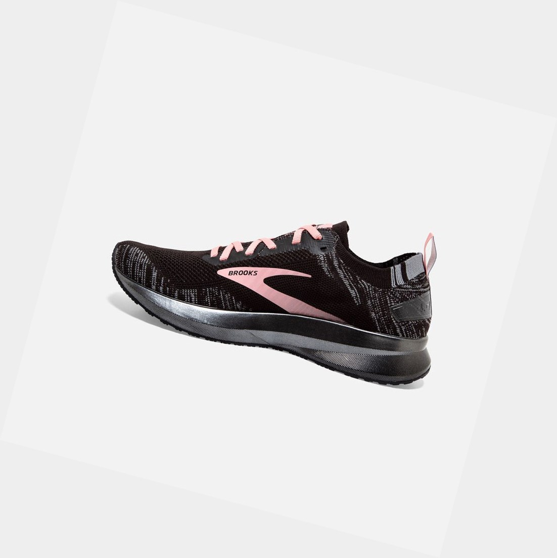 Chaussures Running Route Brooks Levitate 4 Noir Grise Corail Femme | LPQ-20506514