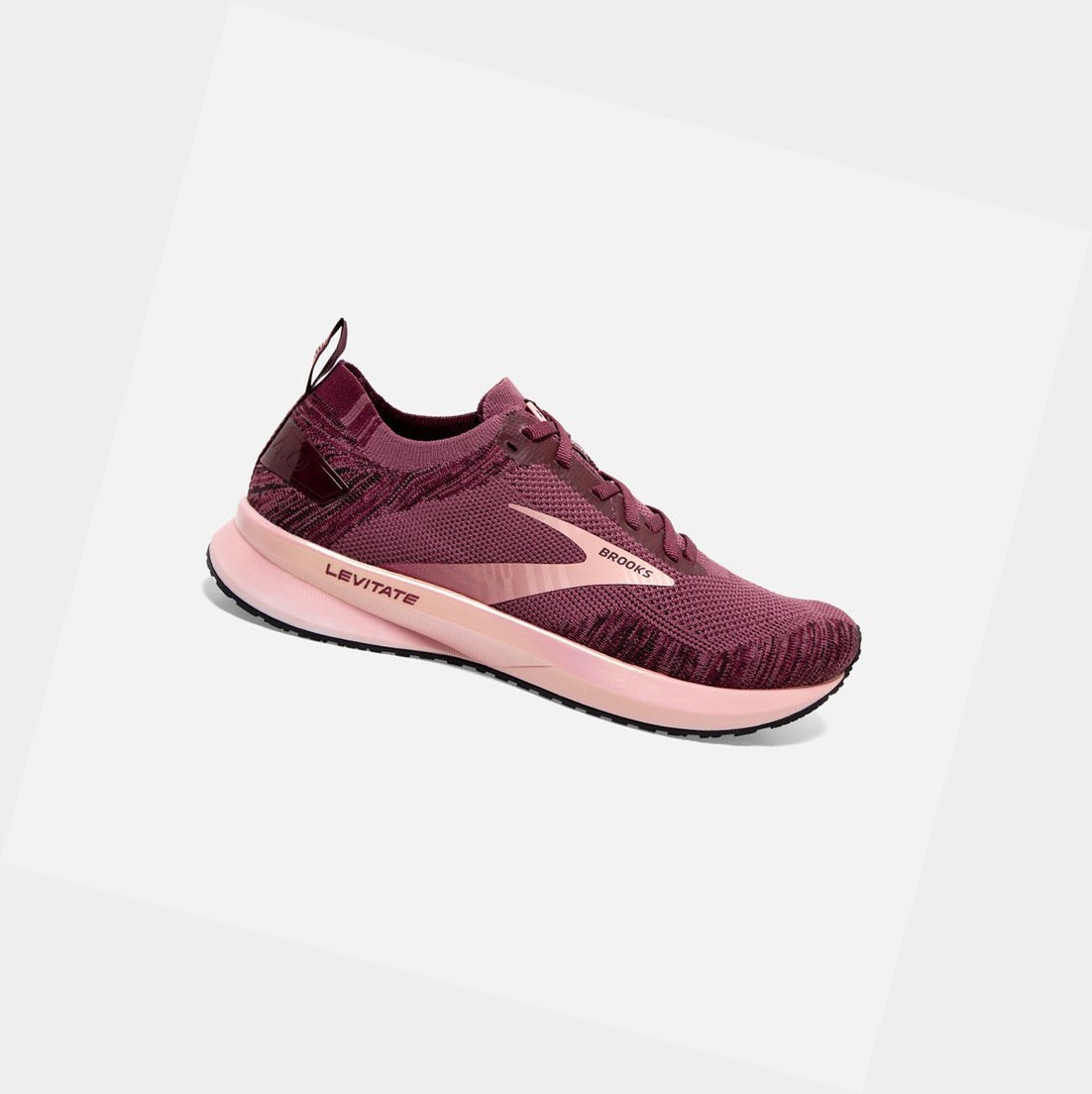 Chaussures Running Route Brooks Levitate 4 Corail Femme | QLX-59462477