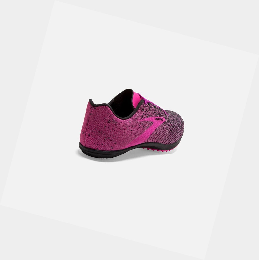 Chaussures de Sport Brooks Mach 19 Spikeless Noir Rose Femme | SXG-66042014