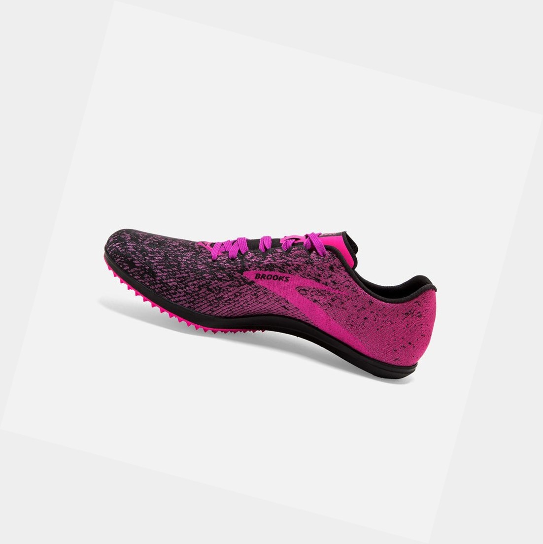 Chaussures de Sport Brooks Mach 19 Spikeless Noir Rose Femme | SXG-66042014