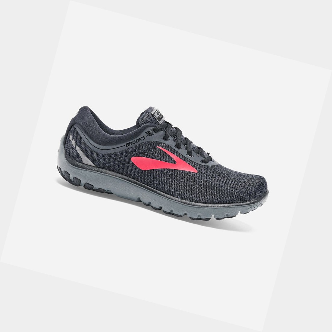 Chaussures Running Route Brooks PureFlow 7 Noir Femme | BCE-00142323