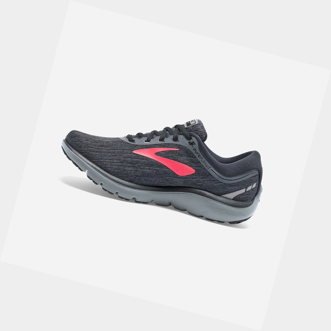 Chaussures Running Route Brooks PureFlow 7 Noir Femme | BCE-00142323