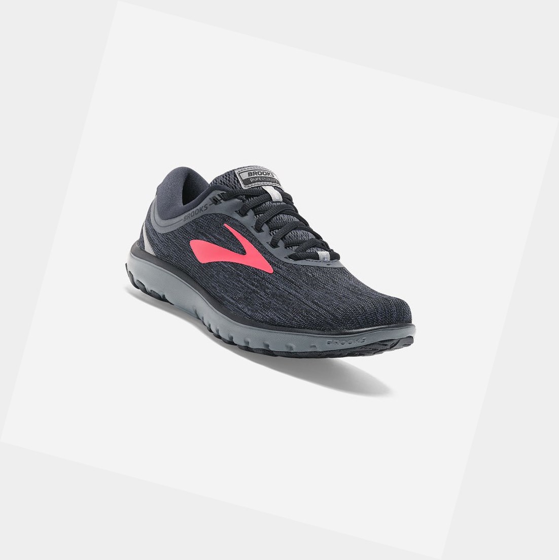 Chaussures Running Route Brooks PureFlow 7 Noir Femme | BCE-00142323