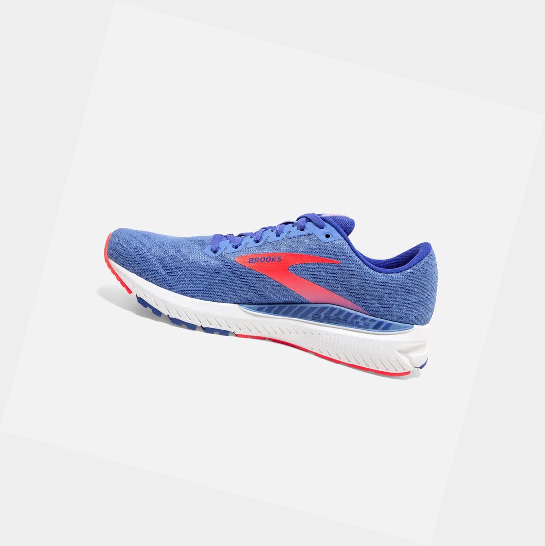 Chaussures Running Route Brooks Ravenna 11 Bleu Corail Femme | JJL-81734120