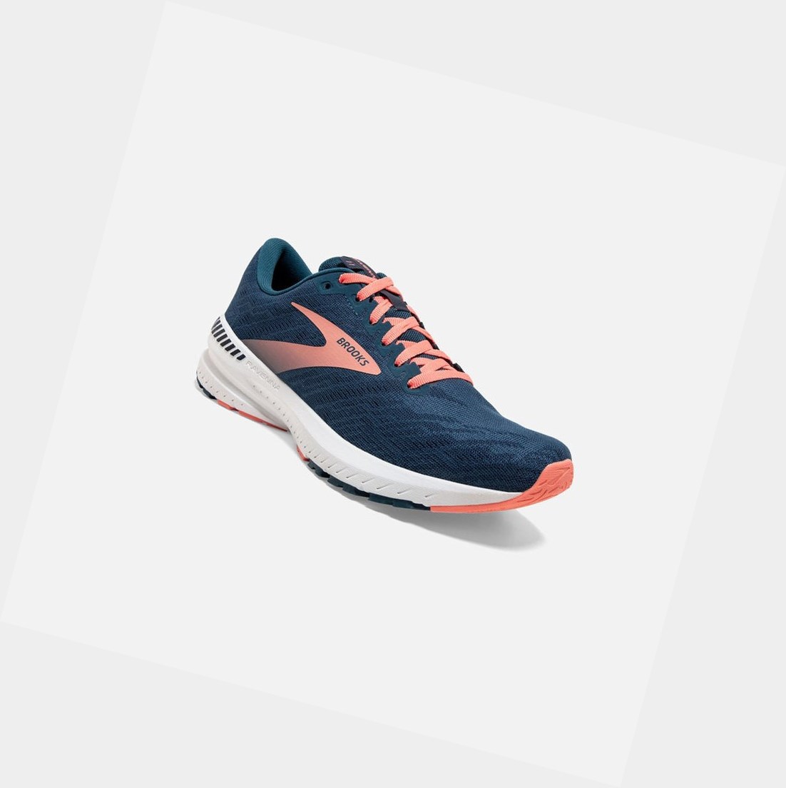 Chaussures Running Route Brooks Ravenna 11 Bleu Marine Femme | IKZ-18116195