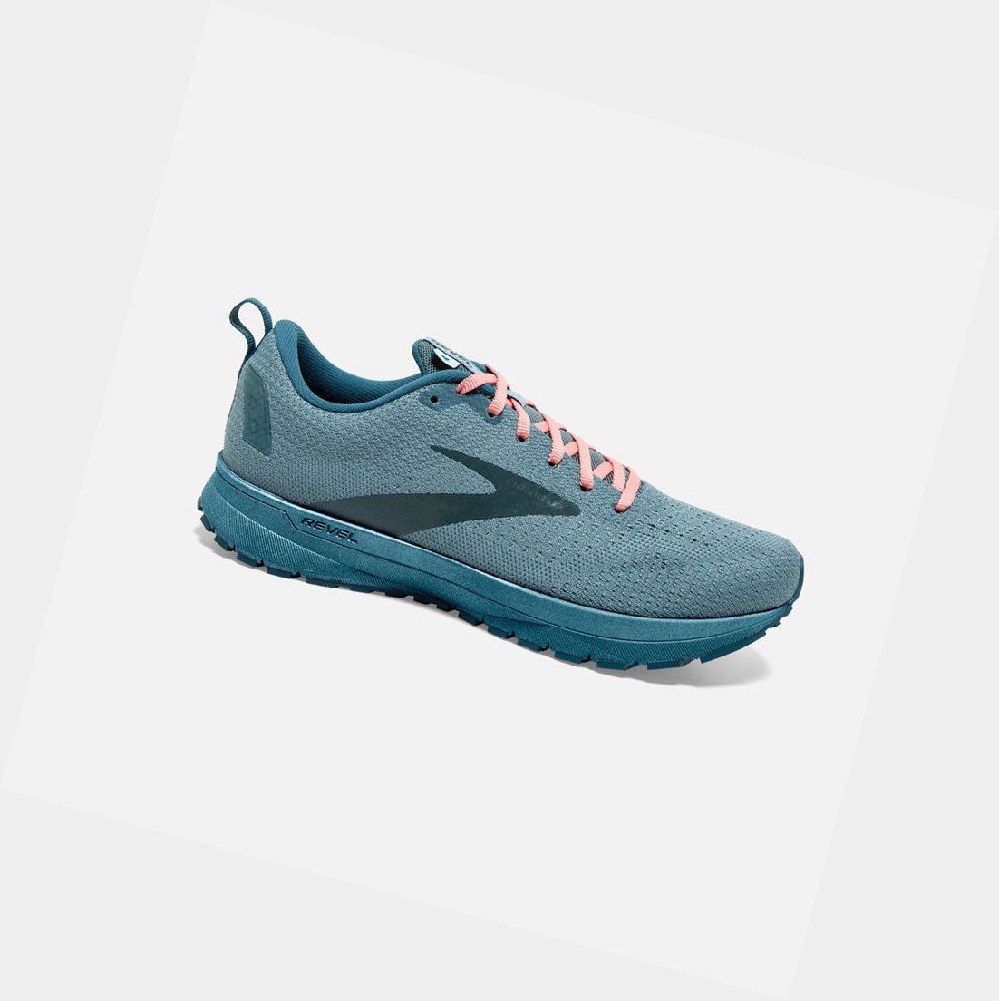 Chaussures Running Route Brooks Revel 4 Bleu Femme | TVD-09420813