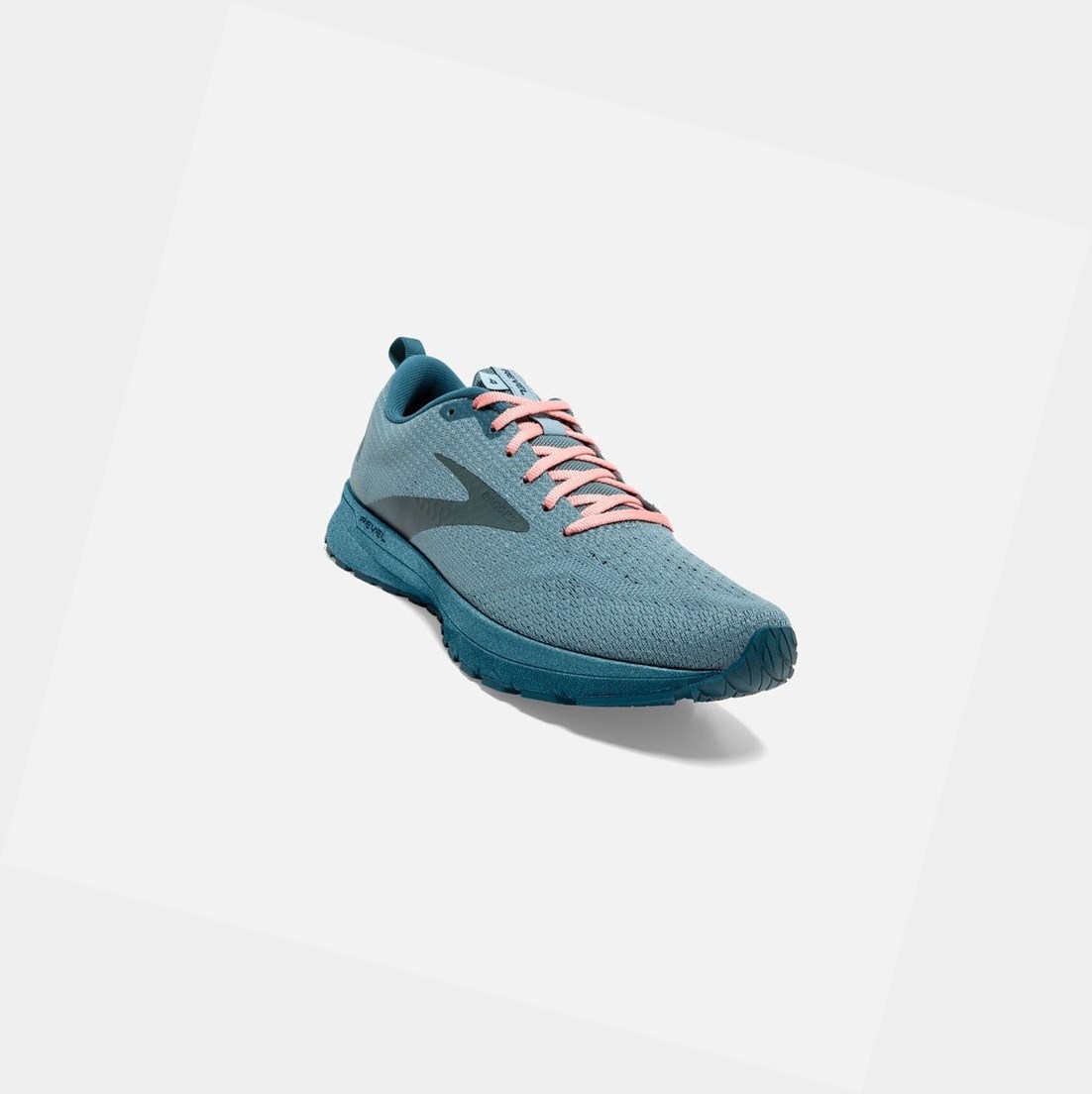 Chaussures Running Route Brooks Revel 4 Bleu Femme | TVD-09420813