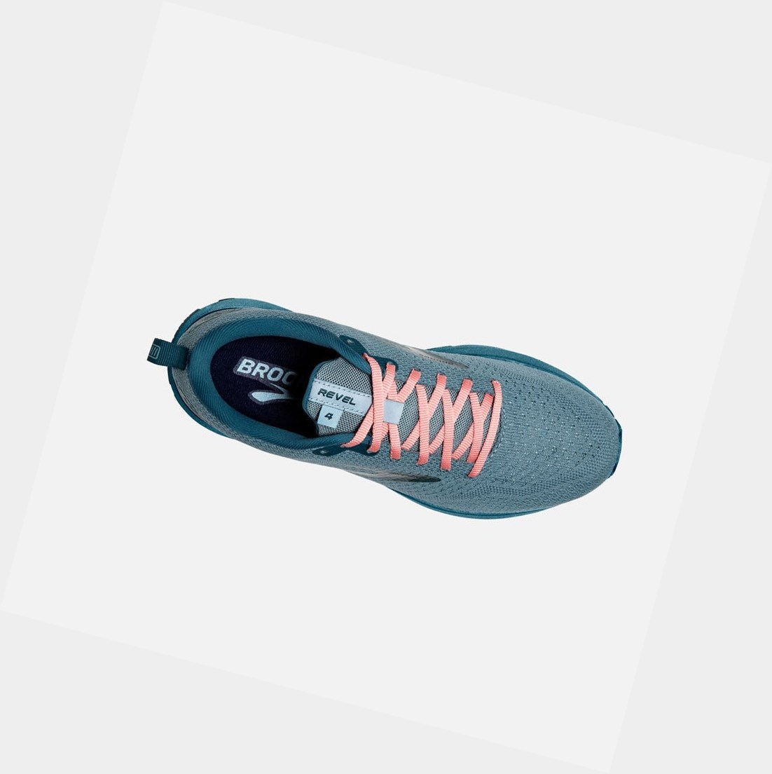 Chaussures Running Route Brooks Revel 4 Bleu Femme | TVD-09420813