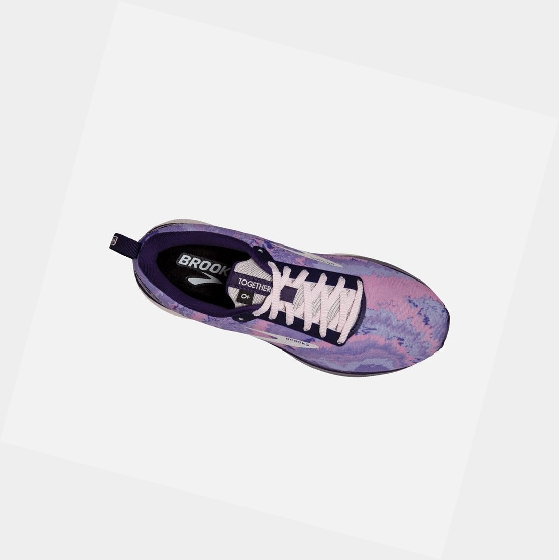 Chaussures Running Route Brooks Revel 4 Violette Noir Femme | RMP-55978051