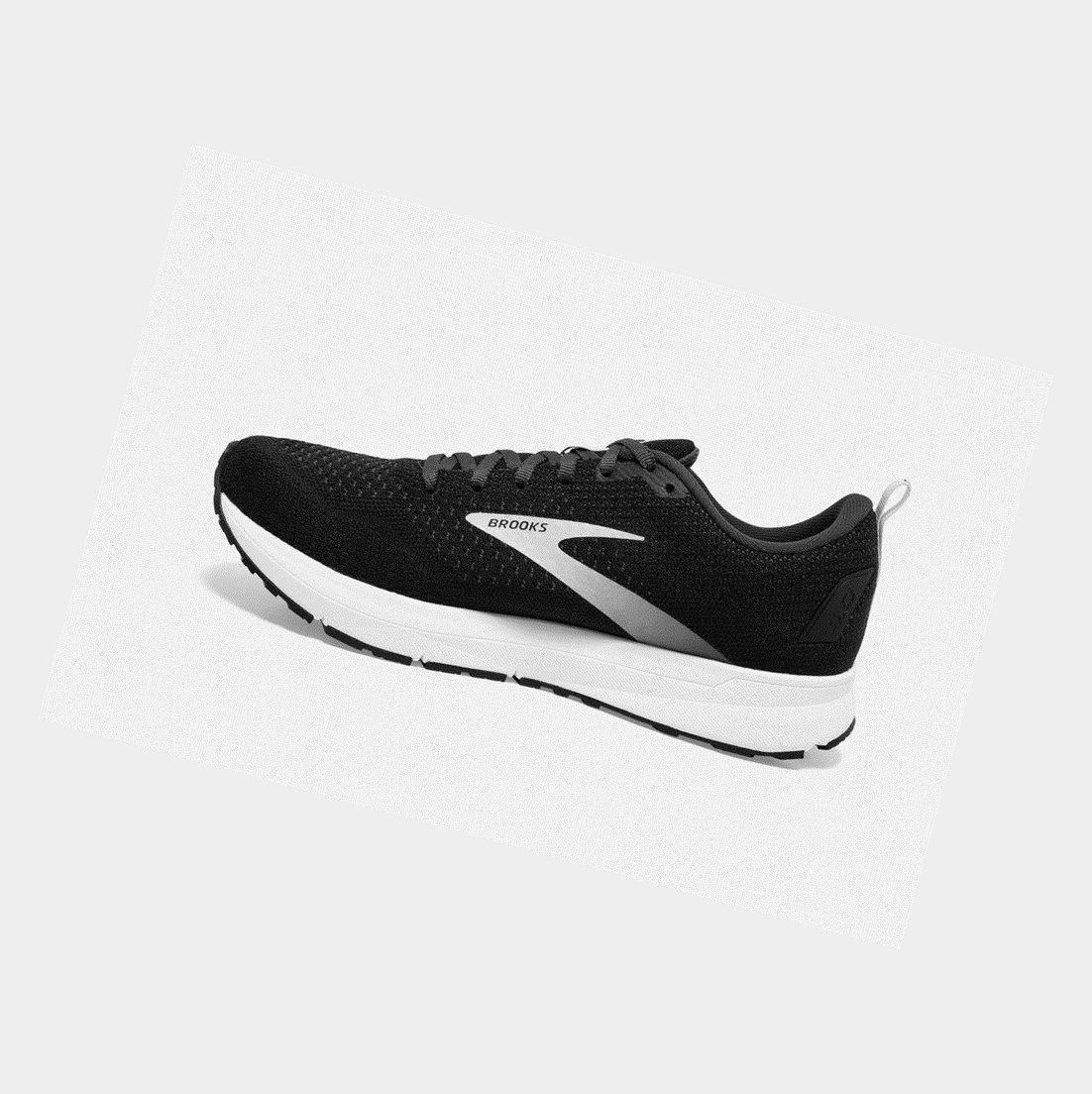 Chaussures Running Route Brooks Revel 4 Noir Argent Femme | TPI-76654729