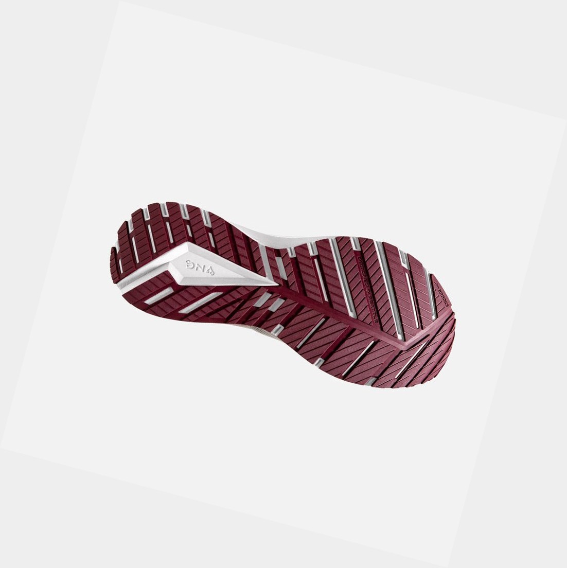 Chaussures Running Route Brooks Revel 4 Blanche Bordeaux Femme | EBL-78482100