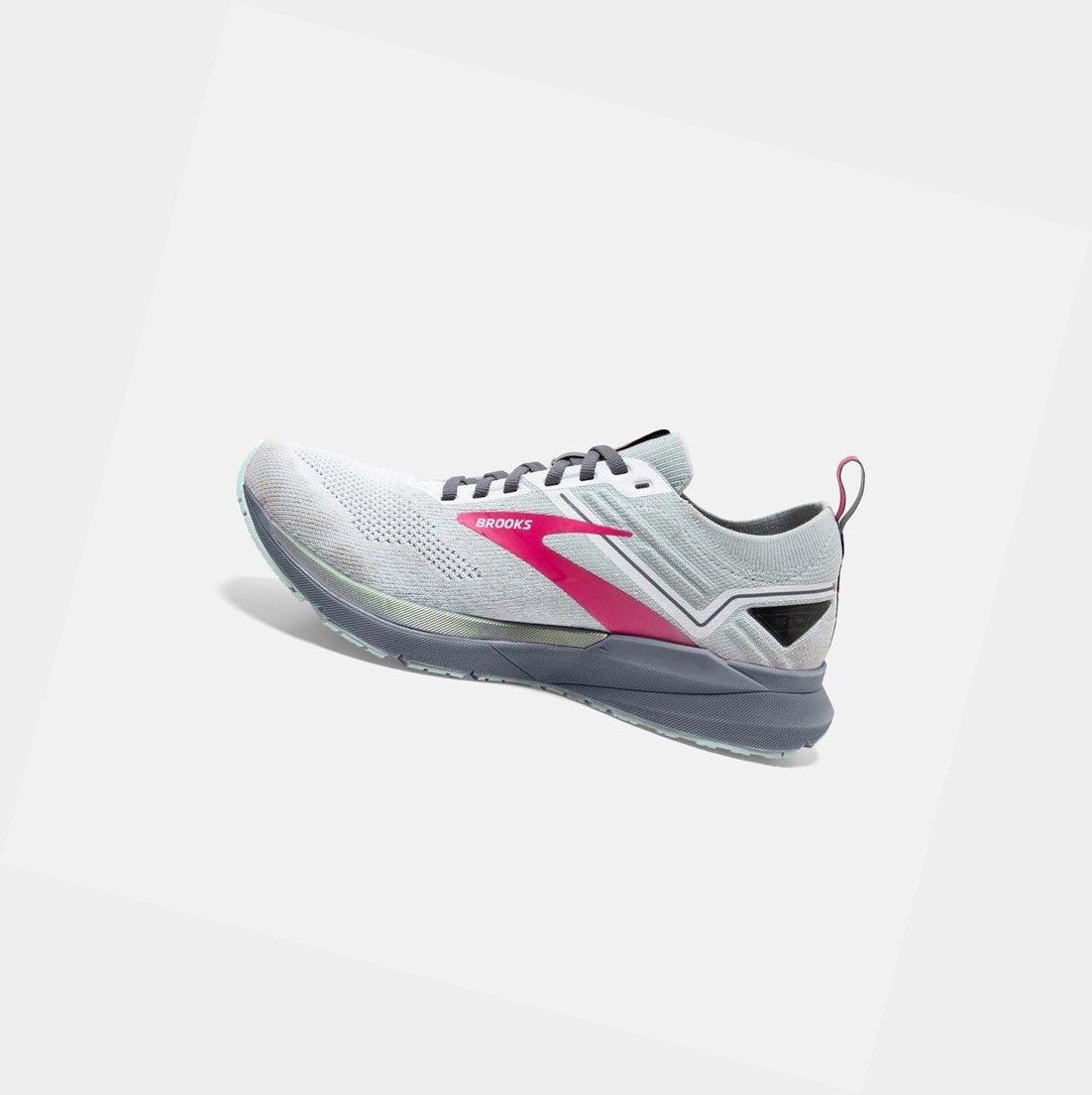 Chaussures Running Route Brooks Ricochet 3 Blanche Rose Femme | QNA-37445896