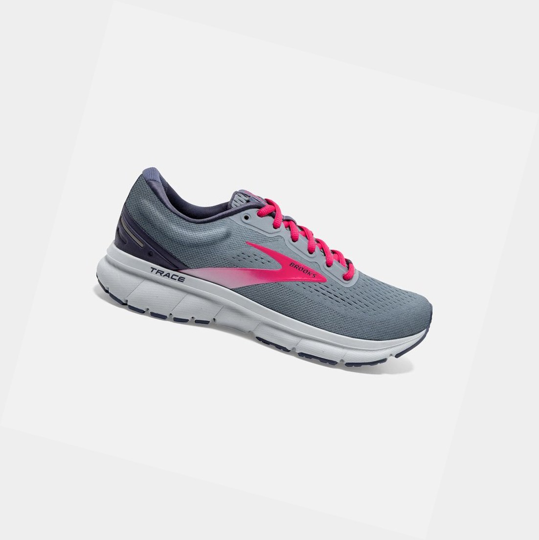 Chaussures Running Route Brooks Trace Grise Femme | GKE-94784219