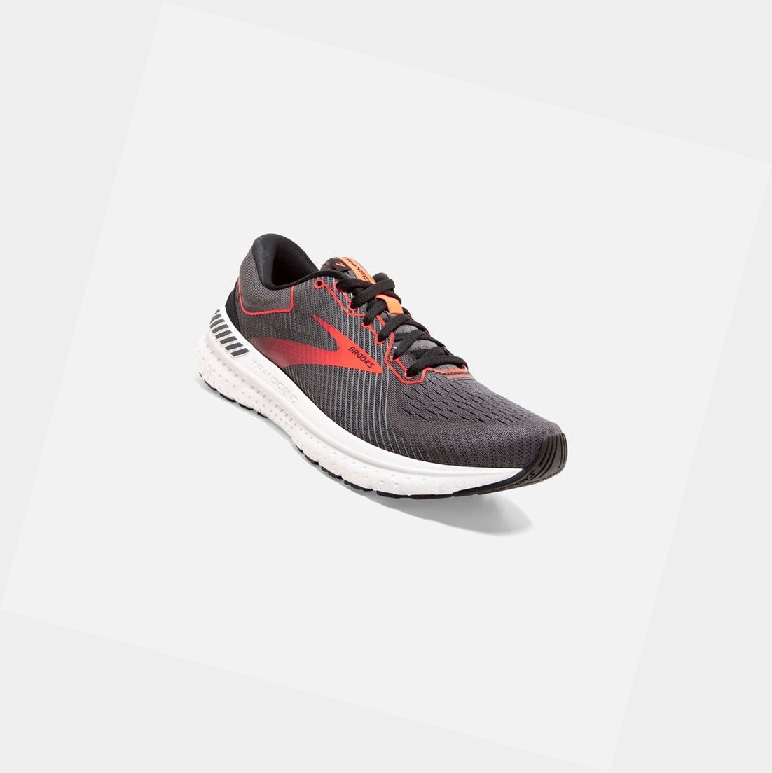 Chaussures Running Route Brooks Transcend 7 Noir Corail Femme | OZF-10710837