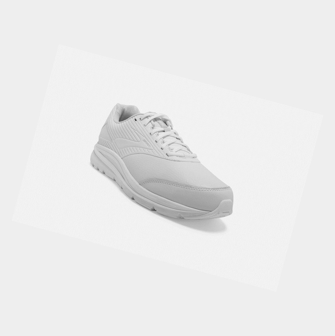 Chaussures de Marche Brooks Addiction Walker 2 Blanche Blanche Homme | WXB-38775799