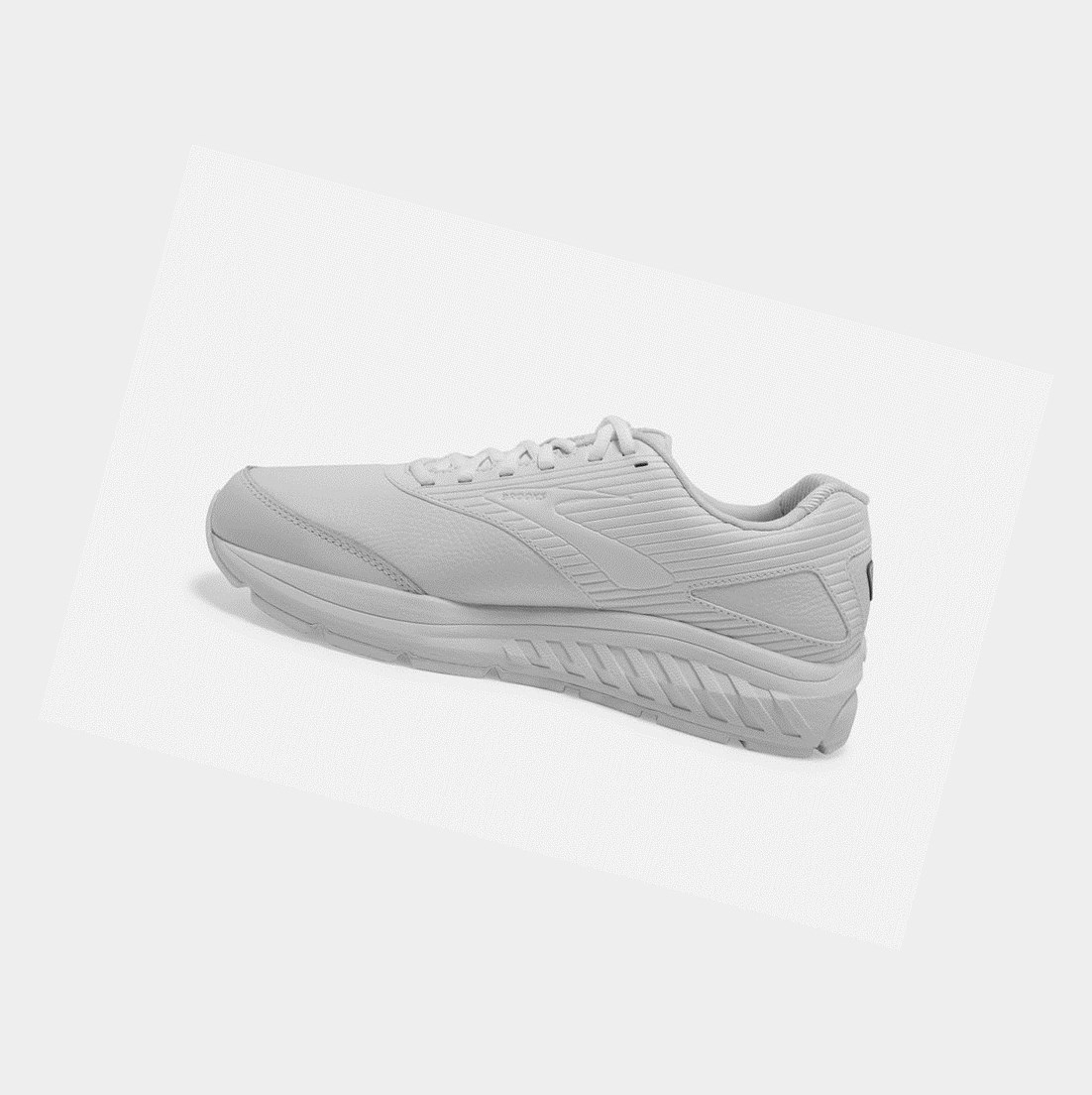 Chaussures de Marche Brooks Addiction Walker 2 Blanche Blanche Homme | WXB-38775799