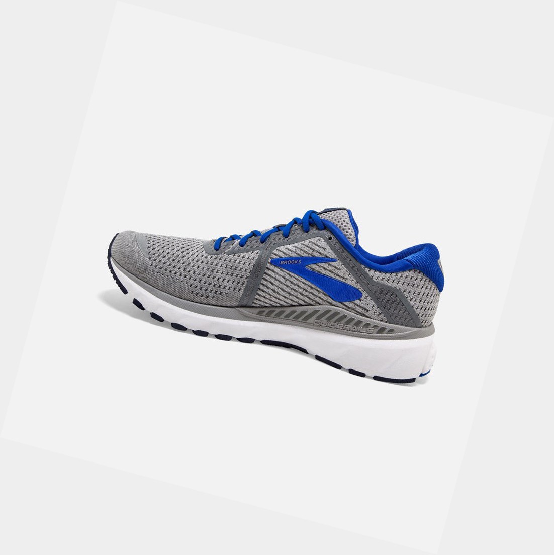 Chaussures Running Route Brooks Adrenaline GTS 20 Grise Bleu Bleu Marine Homme | MAP-53442467