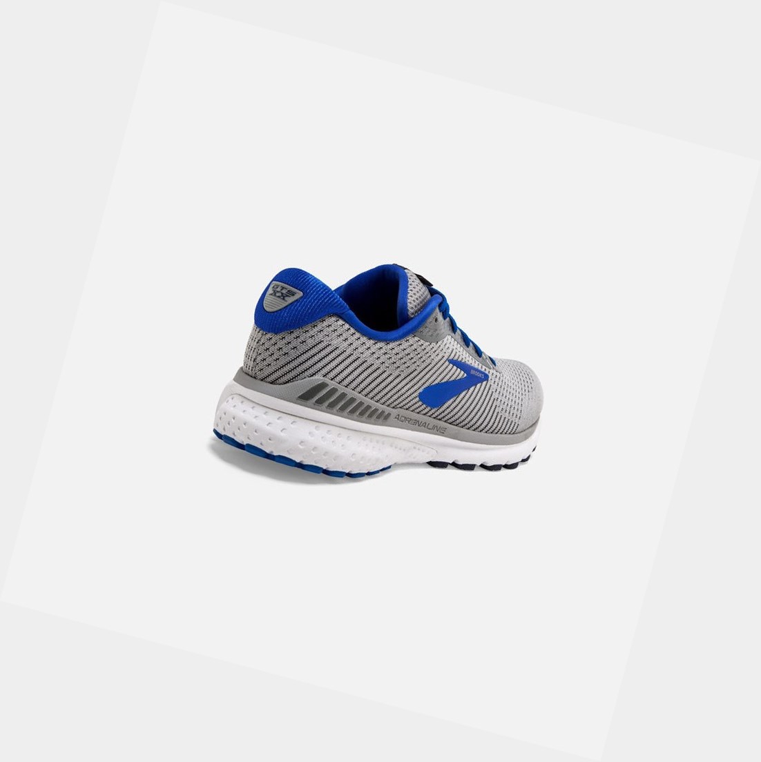 Chaussures Running Route Brooks Adrenaline GTS 20 Grise Bleu Bleu Marine Homme | MAP-53442467