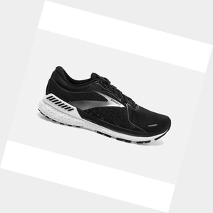 Chaussures Running Route Brooks Adrenaline GTS 21 Noir Blanche Homme | YHB-38951738