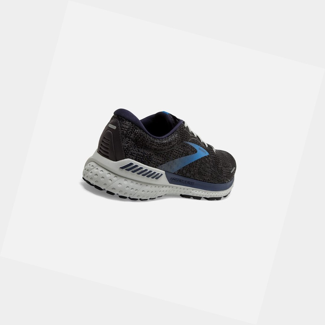 Chaussures Running Route Brooks Adrenaline GTS 21 Noir Bleu Homme | MWU-77112580