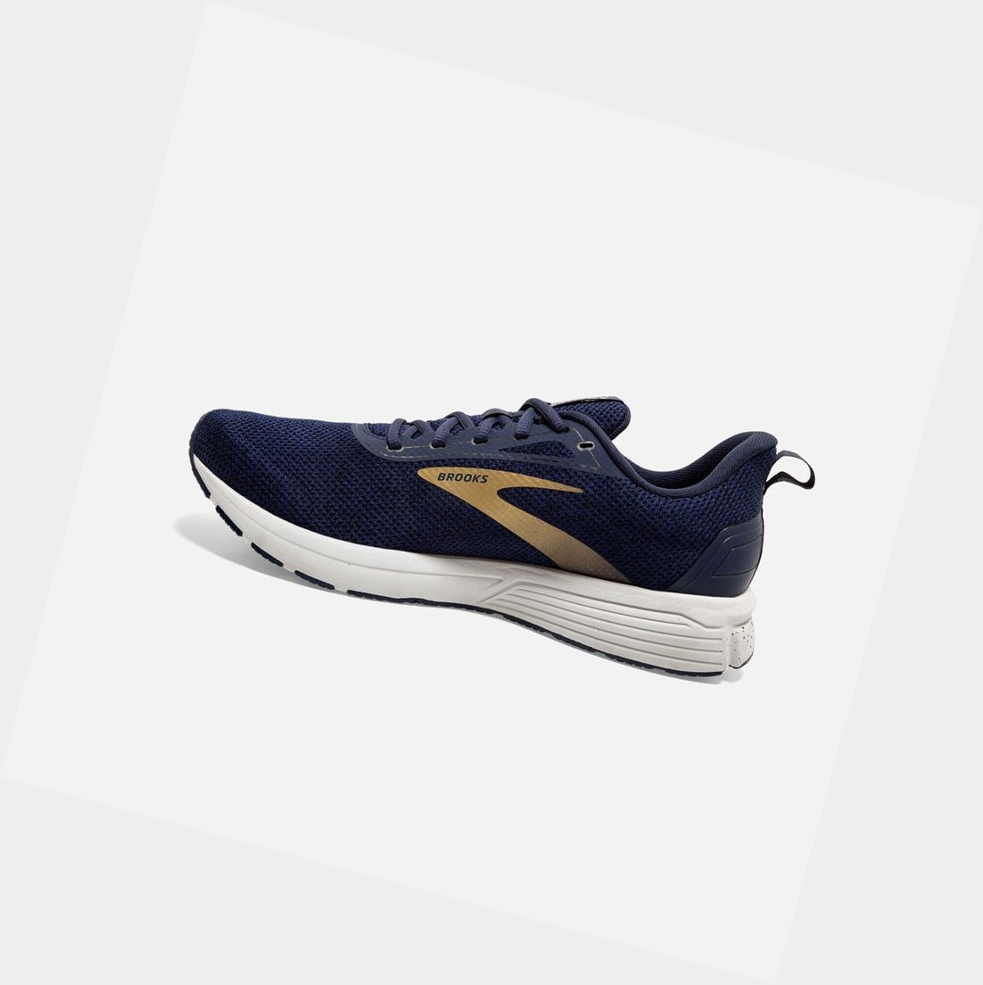 Chaussures Running Route Brooks Anthem 3 Bleu Marine Grise Doré Homme | ANV-22508496