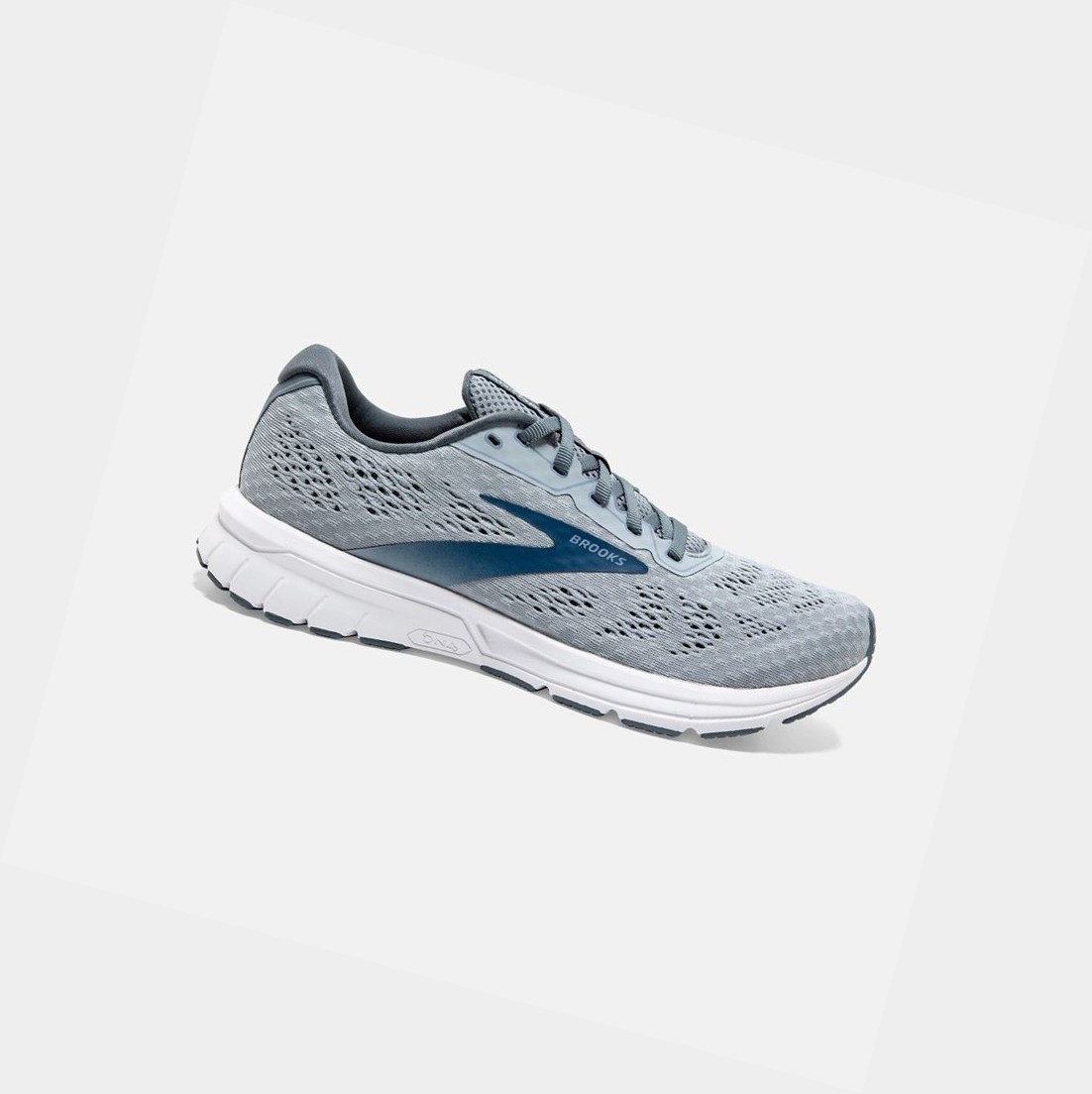 Chaussures Running Route Brooks Anthem 4 Grise Bleu Foncé Homme | COK-95364858