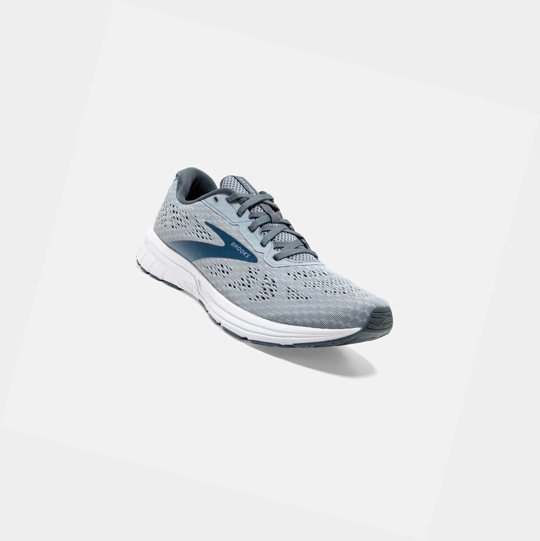 Chaussures Running Route Brooks Anthem 4 Grise Bleu Foncé Homme | COK-95364858