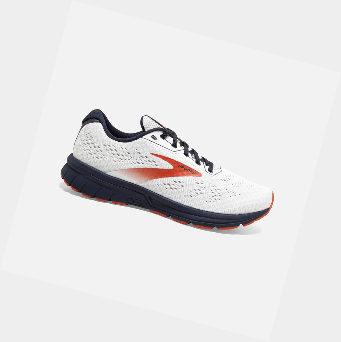 Chaussures Running Route Brooks Anthem 4 Blanche Bleu Marine Rouge Homme | JRC-95661880