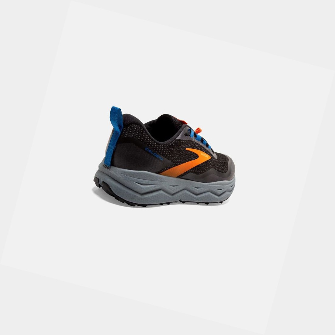 Chaussures Trail Brooks Caldera 5 Noir Orange Bleu Homme | KAG-81034292