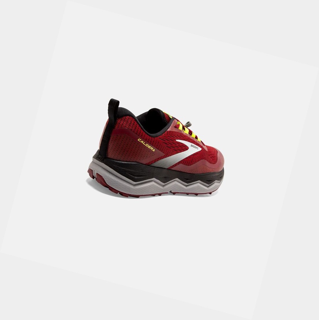 Chaussures Trail Brooks Caldera 5 Rouge Noir Homme | LGK-55827991