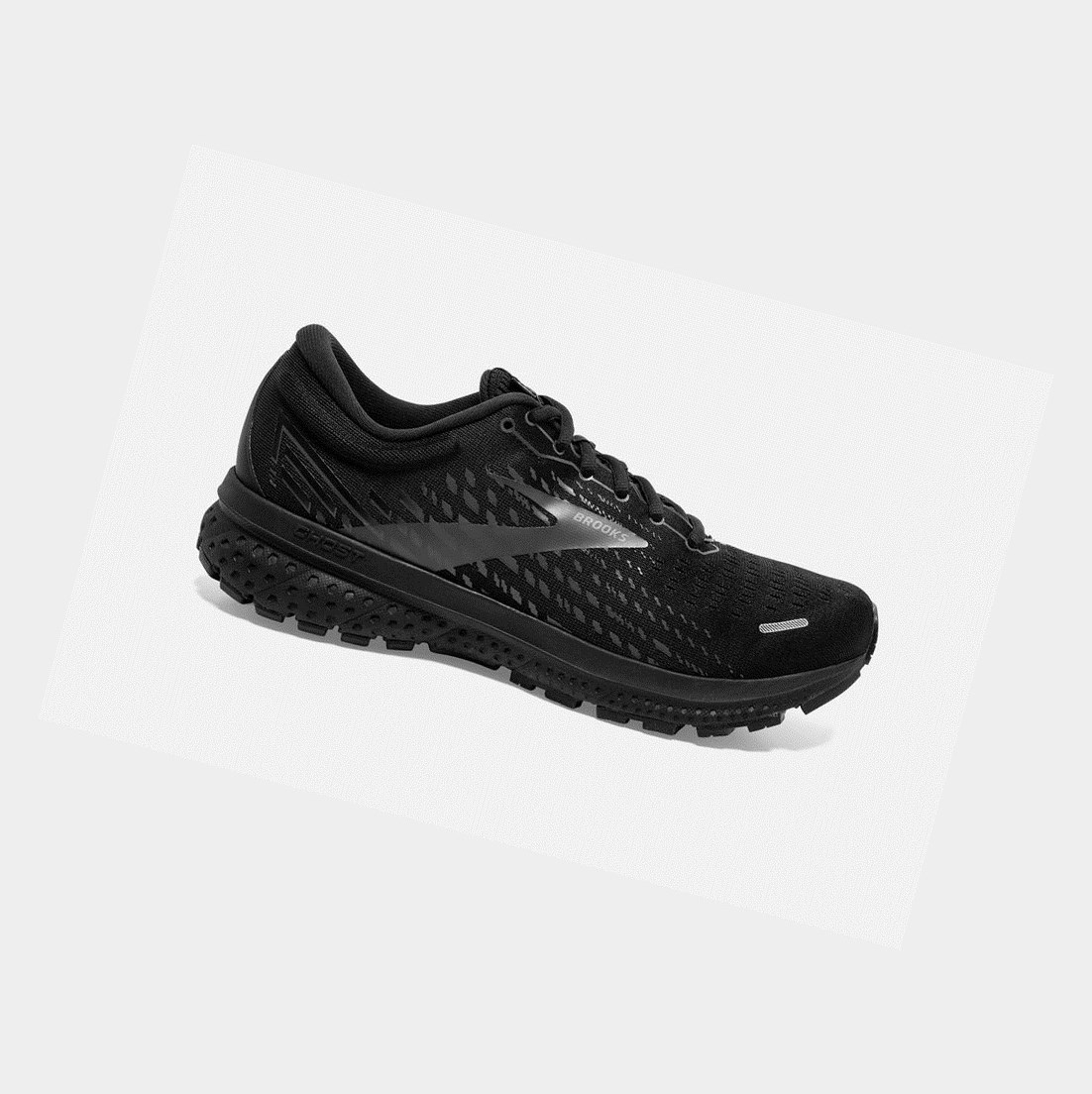 Chaussures Running Route Brooks Ghost 13 Noir Noir Homme | ZZI-94003896