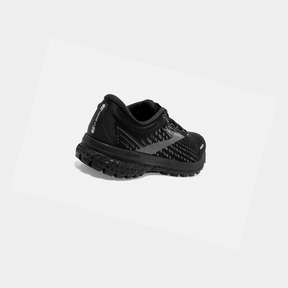 Chaussures Running Route Brooks Ghost 13 Noir Noir Homme | ZZI-94003896