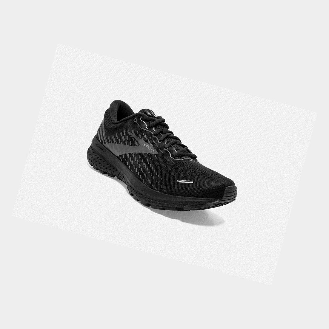 Chaussures Running Route Brooks Ghost 13 Noir Noir Homme | ZZI-94003896