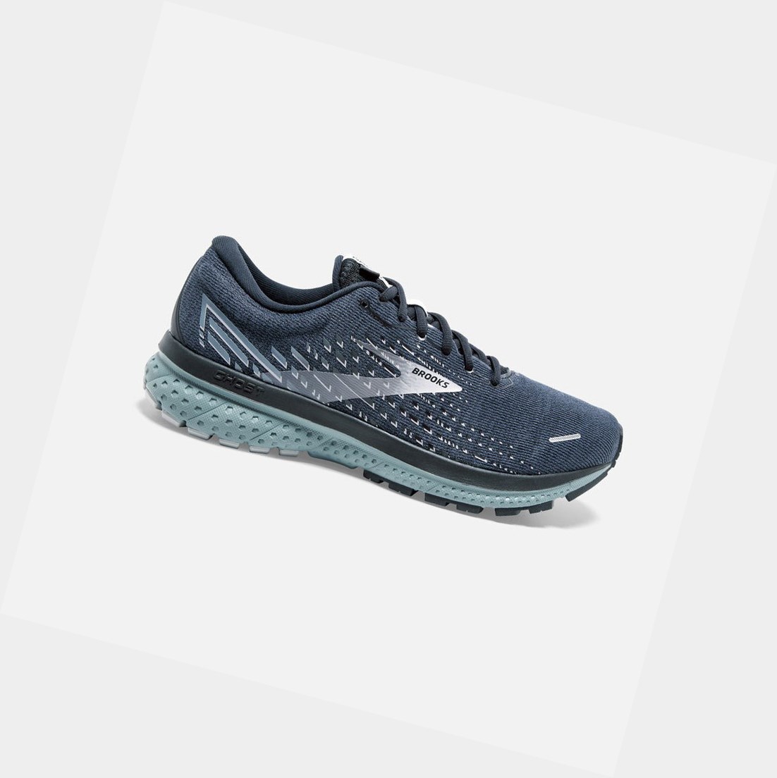 Chaussures Running Route Brooks Ghost 13 Noir Grise Homme | TXV-83297008