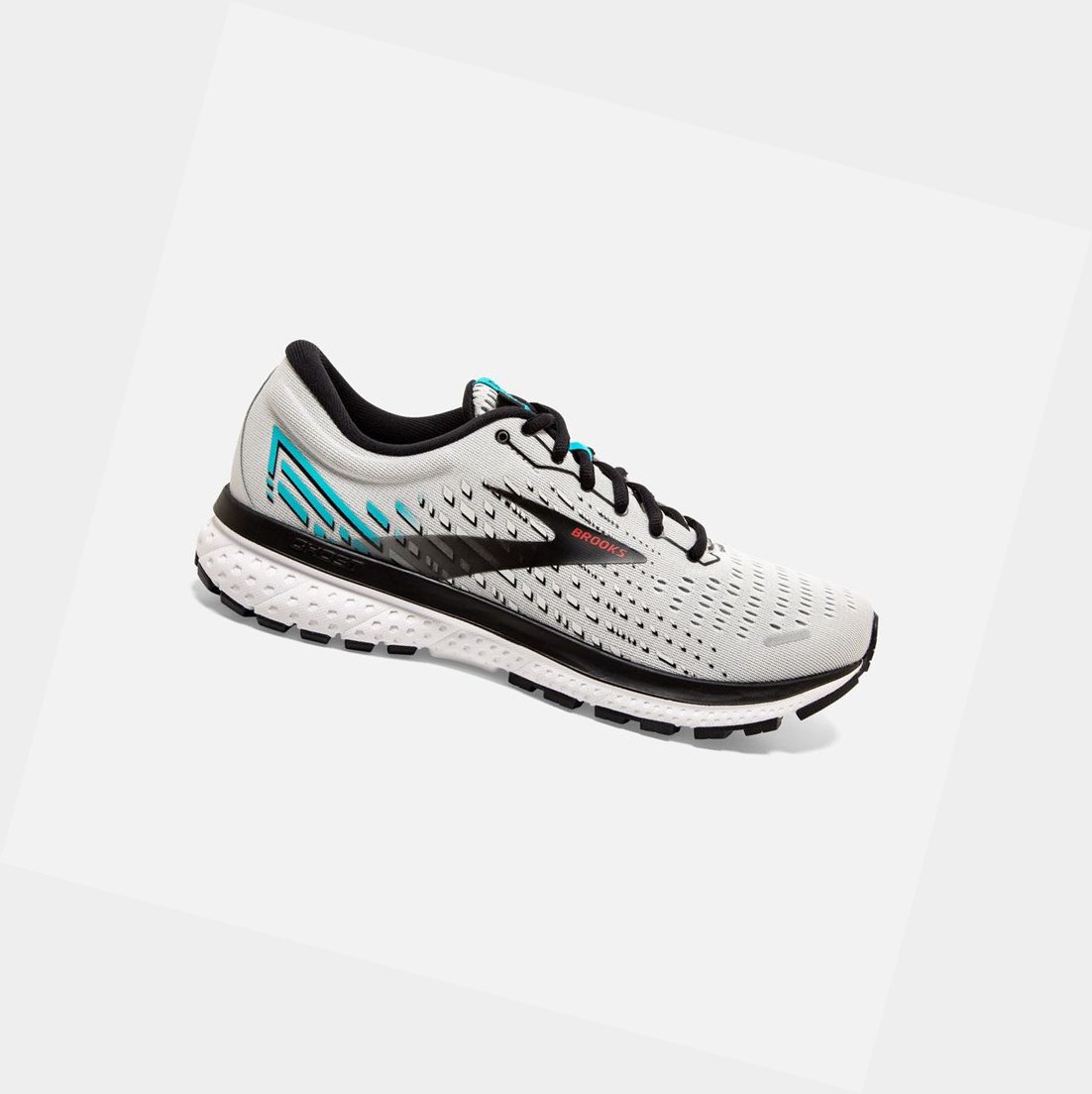 Chaussures Running Route Brooks Ghost 13 Grise Noir Homme | XBS-89137790