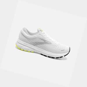 Chaussures Running Route Brooks Ghost 13 Blanche Homme | EFP-57159338