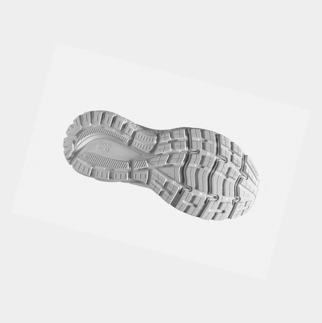 Chaussures Running Route Brooks Ghost 13 Blanche Blanche Homme | DTN-41146200