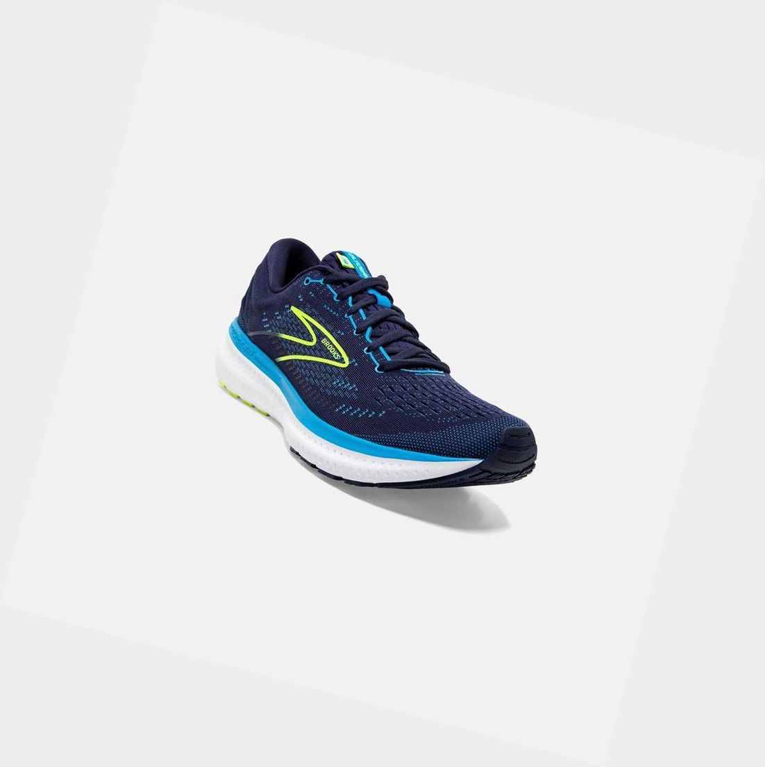 Chaussures Running Route Brooks Glycerin 19 Bleu Marine Bleu Homme | QYX-49459900